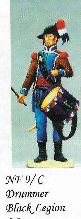 NF 9-C  Drummer, Black Legion, French Revolution